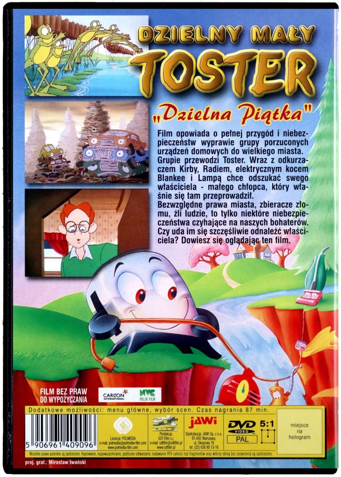 Dzielny mały toster DVD cover 2