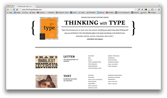 Thinking With Type website 9