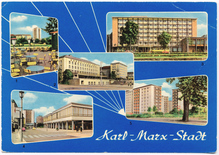 Karl-Marx-Stadt postcard