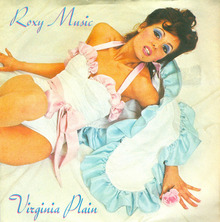 Roxy Music – “Virginia Plain” / “Pyjamarama” German single cover