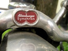 Altenburger Synchron brake fork badge