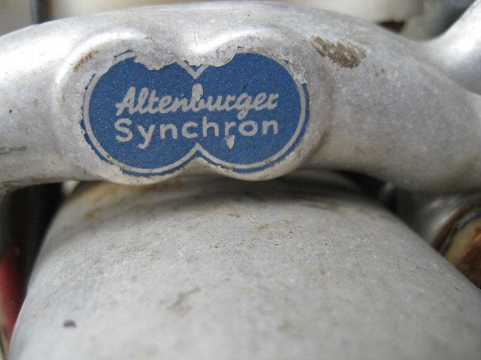 Altenburger Synchron brake fork badge 2