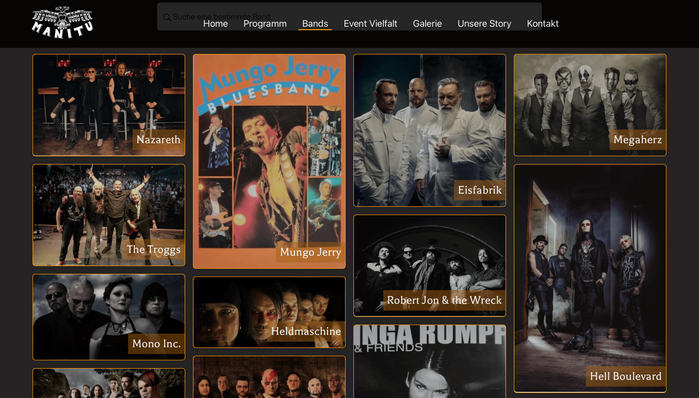 Manitu Liveclub website 4