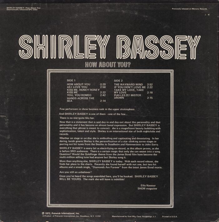 Track names and Ellis Nassour’s liner notes are set in the IBM Selectric version of Univers.