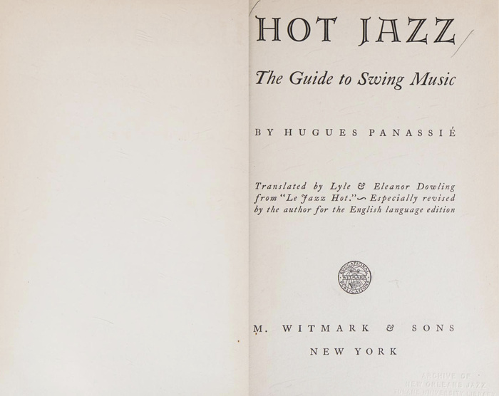 The title page repeats the cover typography and adds text in another , in italics and roman caps.