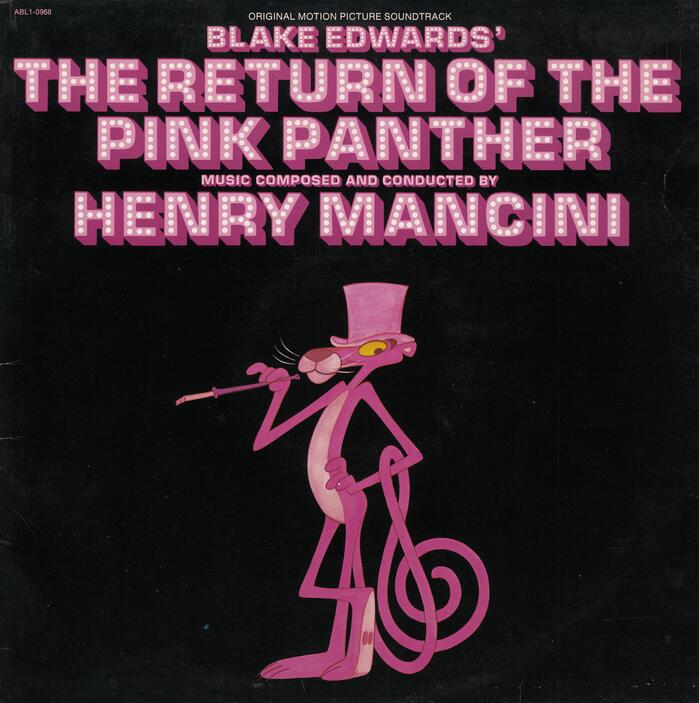 Henry Mancini – Blake Edwards’ The Return of the Pink Panther album art