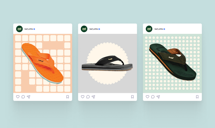 Leaf footwear branding and identity 6