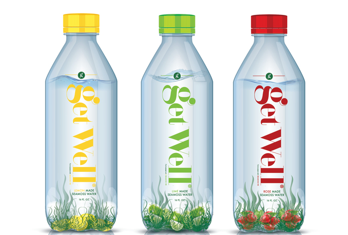 Flavored seamoss water