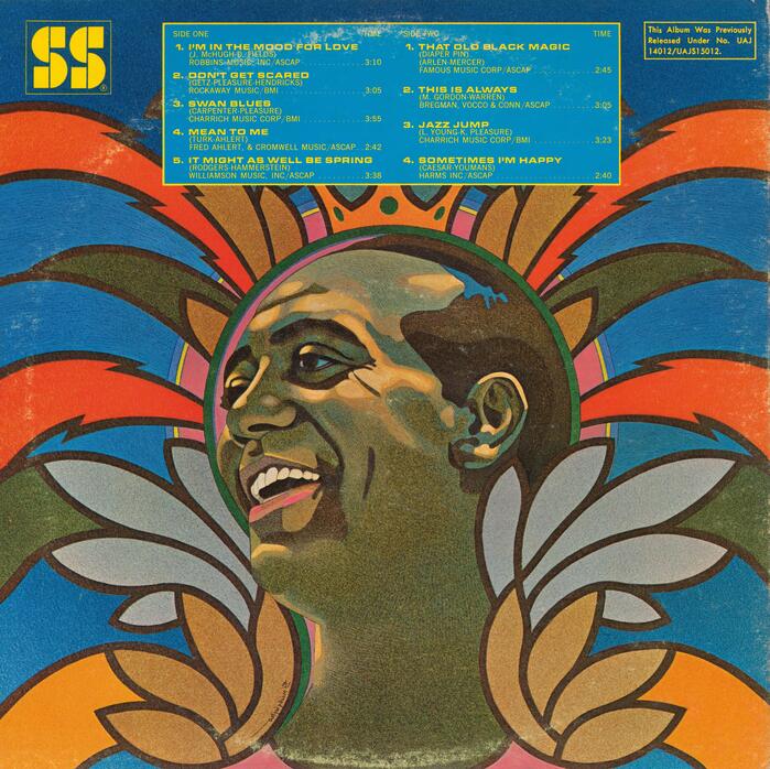 King Pleasure – Mr. Jazz album art, Solid State Records 3