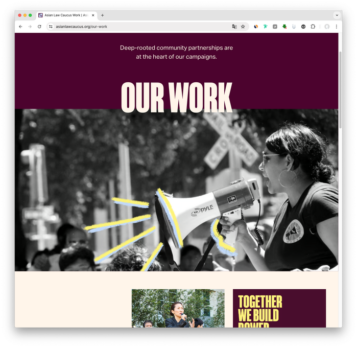 Asian Law Caucus website 5