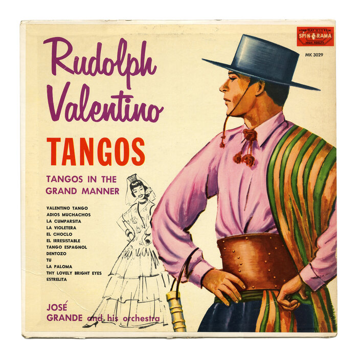 José Grande and His Orchestra – Rudolph Valentino Tangos album art 1