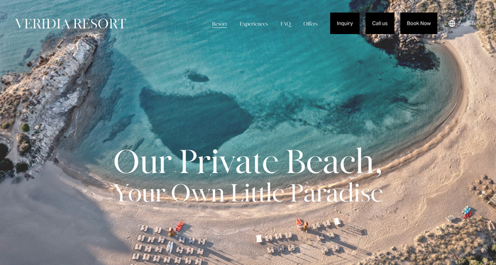Veridia Resort website 6