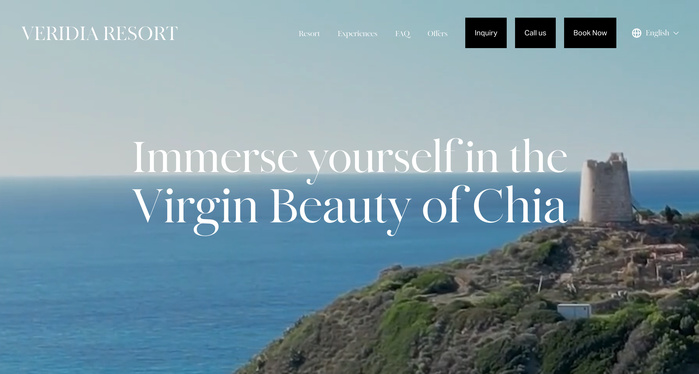 Veridia Resort website 4
