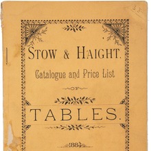 Stow &amp; Haight catalog