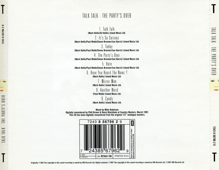 Back cover and spines