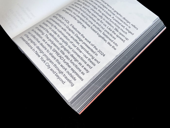 SPREAD – Yale School of Art Graphic Design MFA ’24 thesis catalog 2