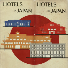 <cite>Hotels in Japan</cite> tourist folder