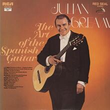 Julian Bream – <cite>The Art of the Spanish Guitar </cite>album art