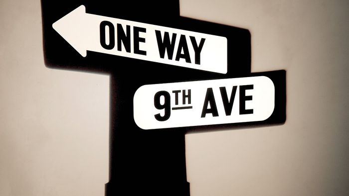 One way / 9th Avenue, set in 