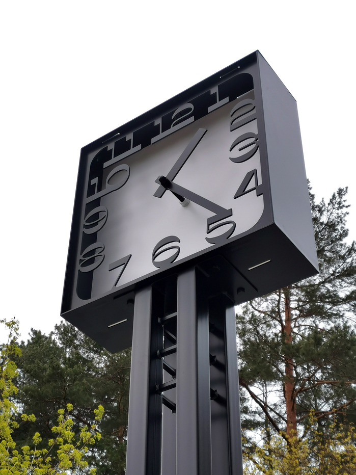 Slavutych clock installation 3