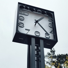 Slavutych clock installation