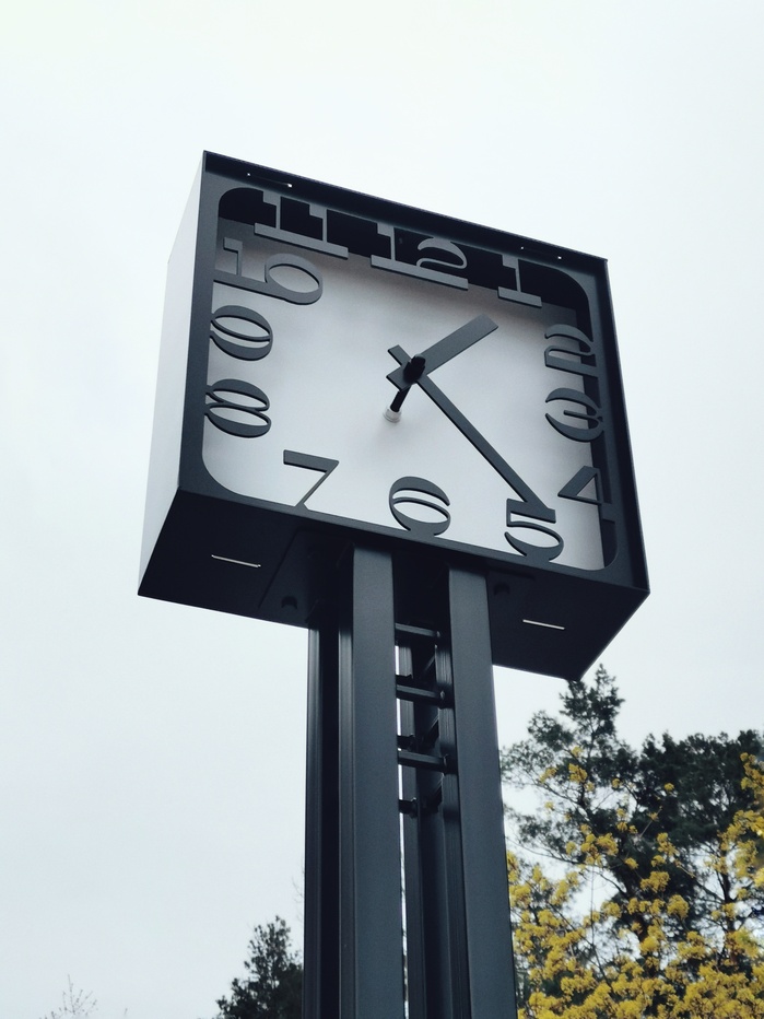 Slavutych clock installation 1