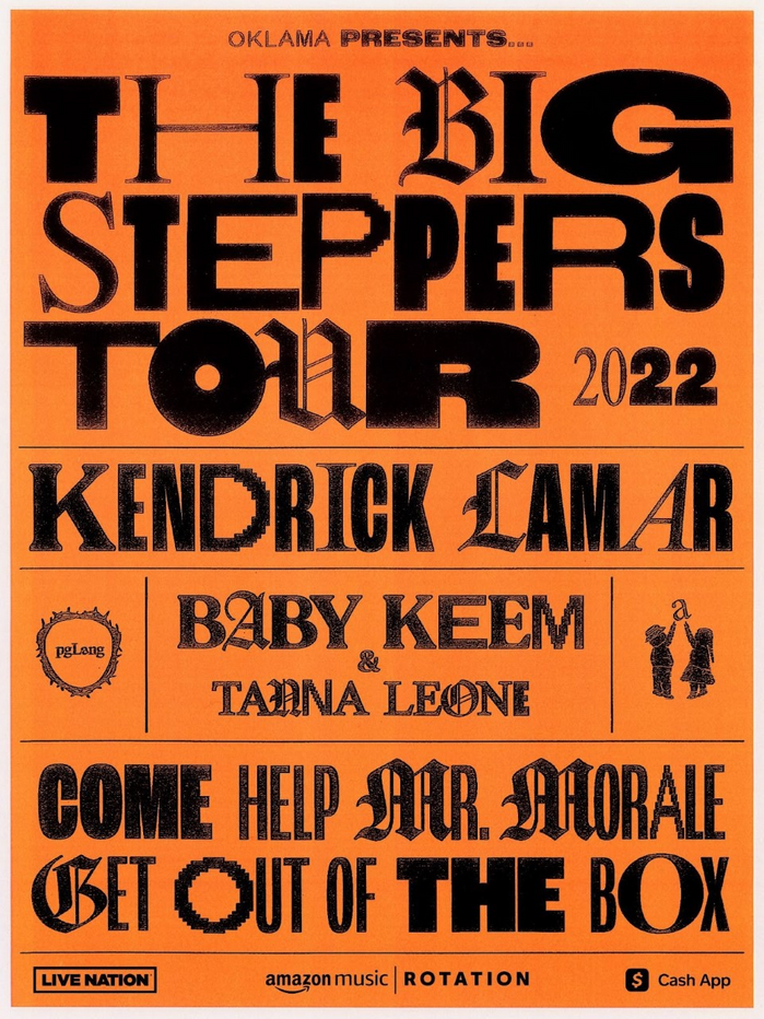The Big Steppers tour poster 2
