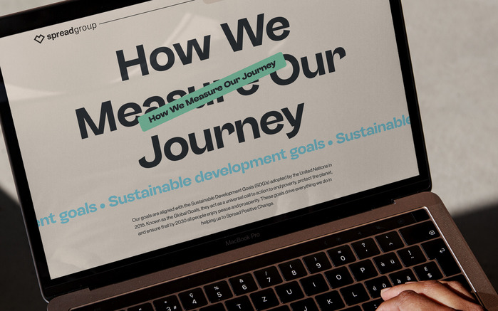 Spreadgroup Journey website 2
