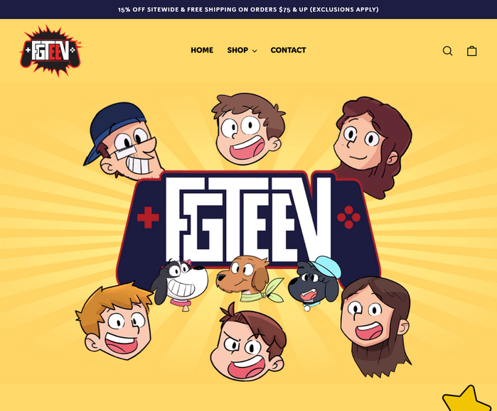 FGTeeV website 1