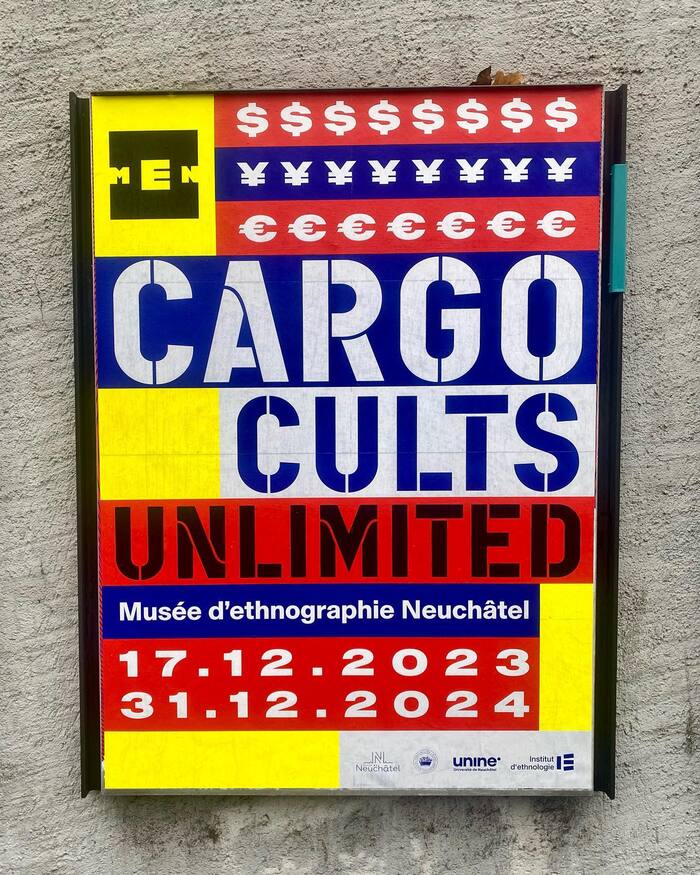 Cargo Cults Unlimited exhibition at Musée d’ethnographie de Neuchâtel 1