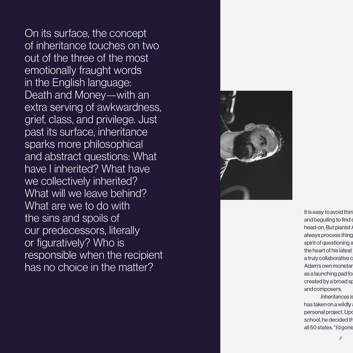 Other Minds Presents Adam Tendler’s Inheritances 3