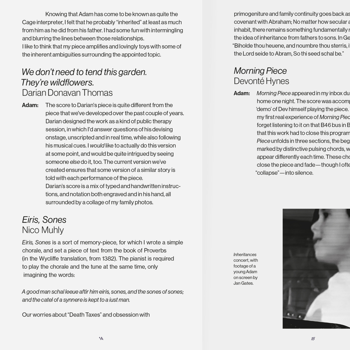 Other Minds Presents Adam Tendler’s Inheritances 4