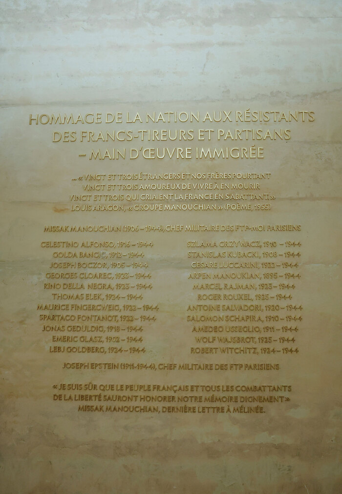 National tribute to Missak Manouchian and the FTP-MOI resistance fighters 1
