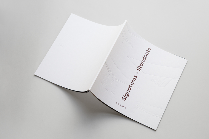 Signatures + Standouts product lookbook for Enwork 10