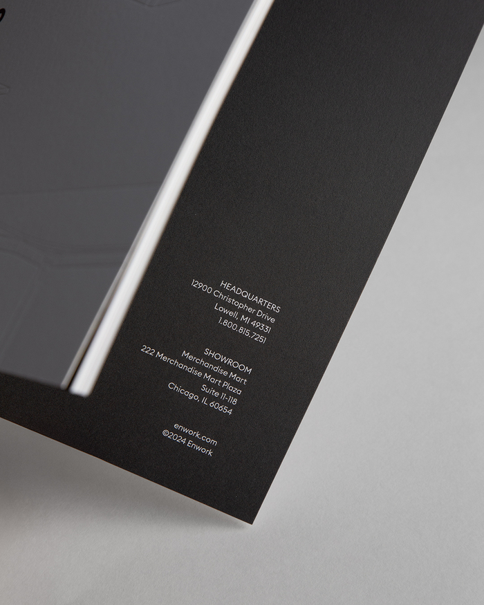 Signatures + Standouts product lookbook for Enwork 8