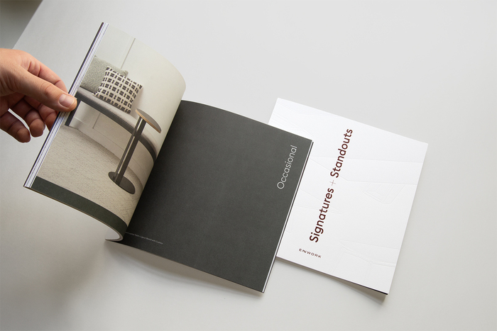 Signatures + Standouts product lookbook for Enwork 7
