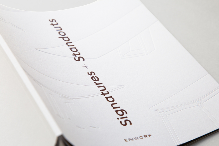 Signatures + Standouts product lookbook for Enwork 9