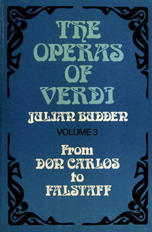 <span><cite>The Operas of Verdi</cite> by Julian Budden</span>