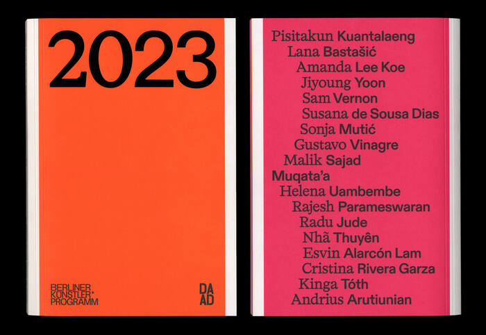 DAAD Artists-in-Berlin Annual Brochure 2023 1