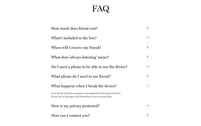 Friend website 3