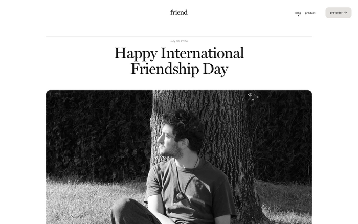 Friend.com blog