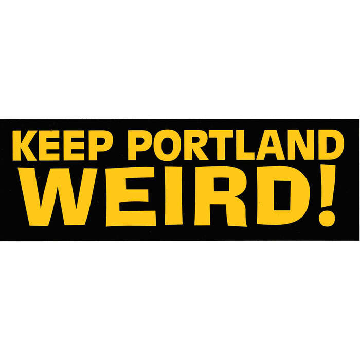 Bumper Sticker design, again with Antique Olive and Ad Lib