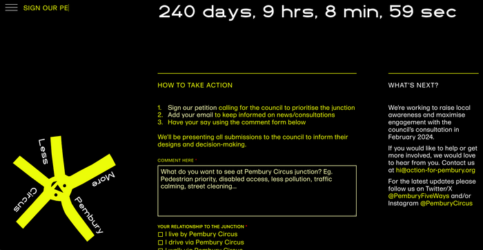 Community Action for Pembury Circus 7