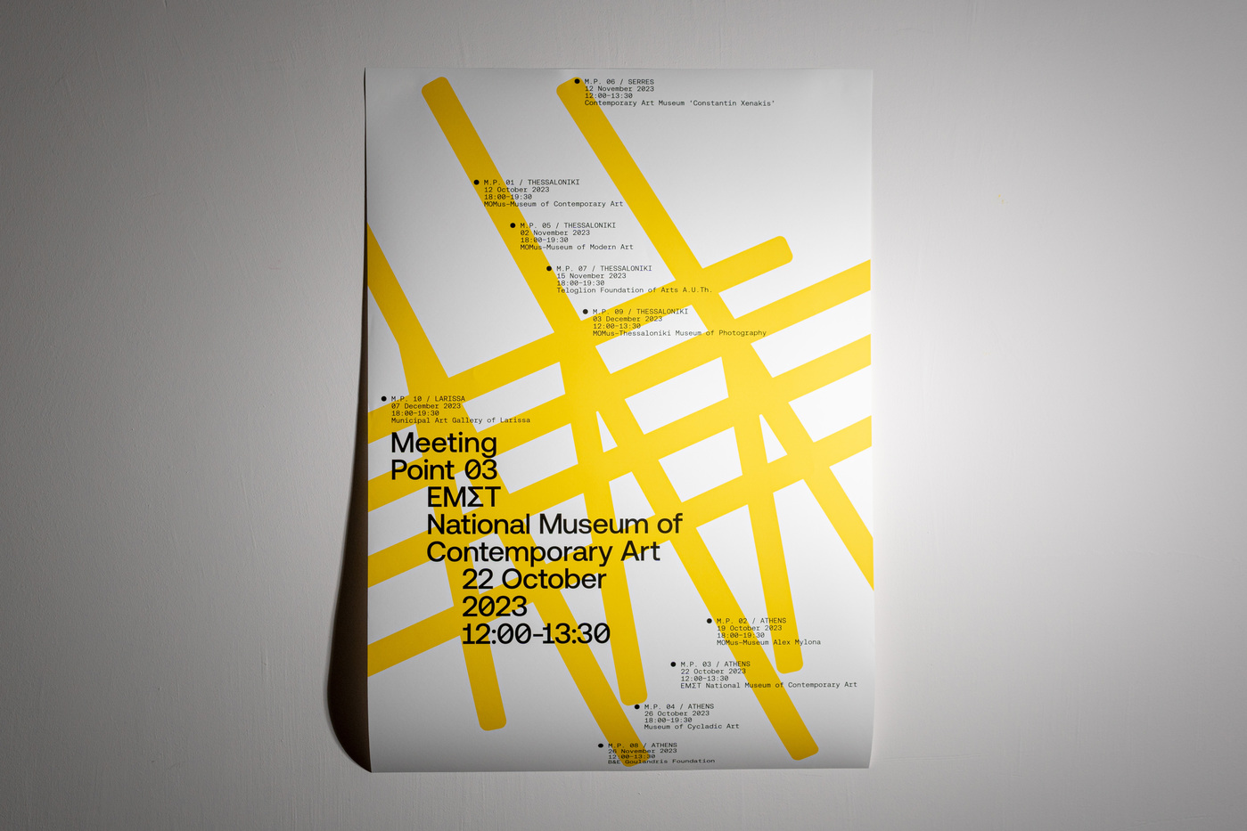 Meeting Points by Off Stream poster series - Fonts In Use