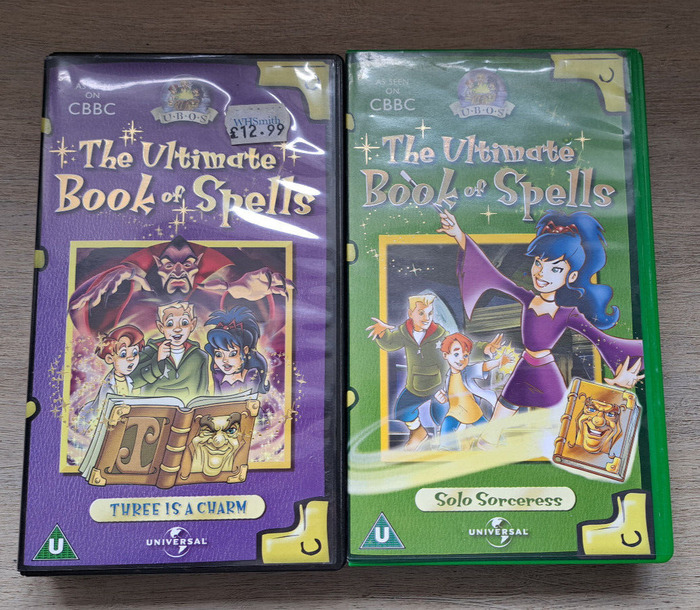 The Ultimate Book of Spells VHS covers 1