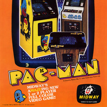 <cite>Pac-Man</cite> arcade game US flyer