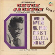 Chuck Jackson – <cite>Starring Chuck Jackson And His Greatest Hits </cite>album art