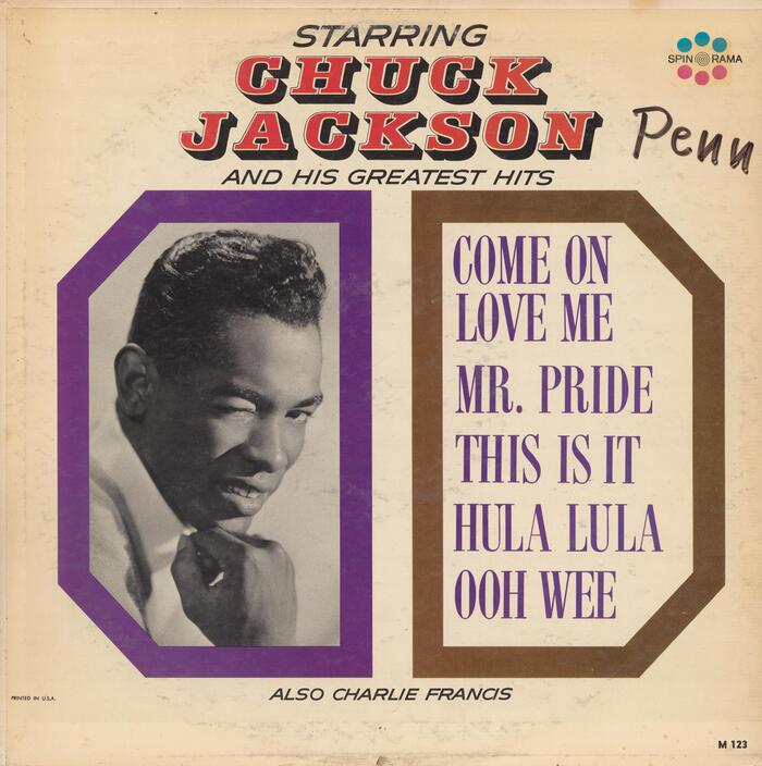 Chuck Jackson – Starring Chuck Jackson and His Greatest Hits album art