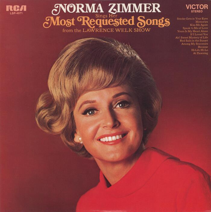 Norma Zimmer Sings Her Most Requested Songs from the Lawrence Welk Show album art