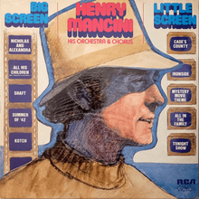 Henry Mancini – <cite>Big Screen, Little Screen</cite> album art
